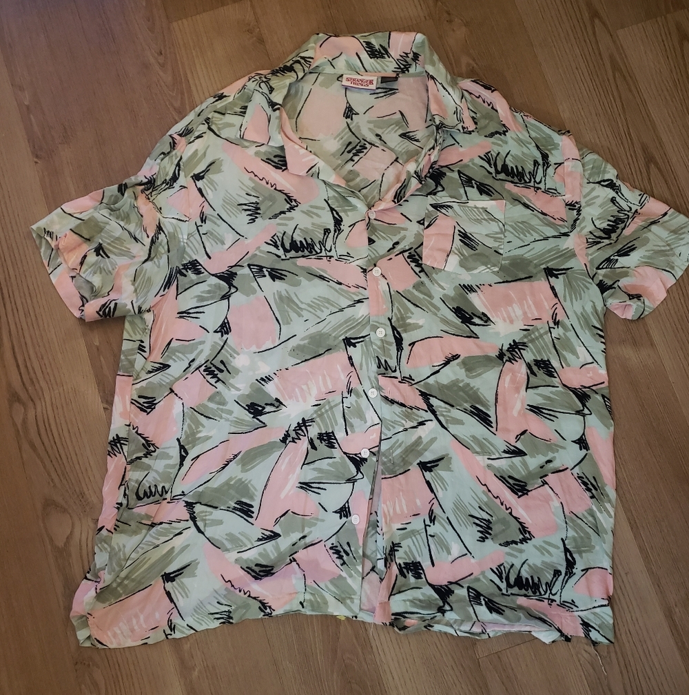 Stranger Things Jim Hopper Hawaiian Shirt Men's